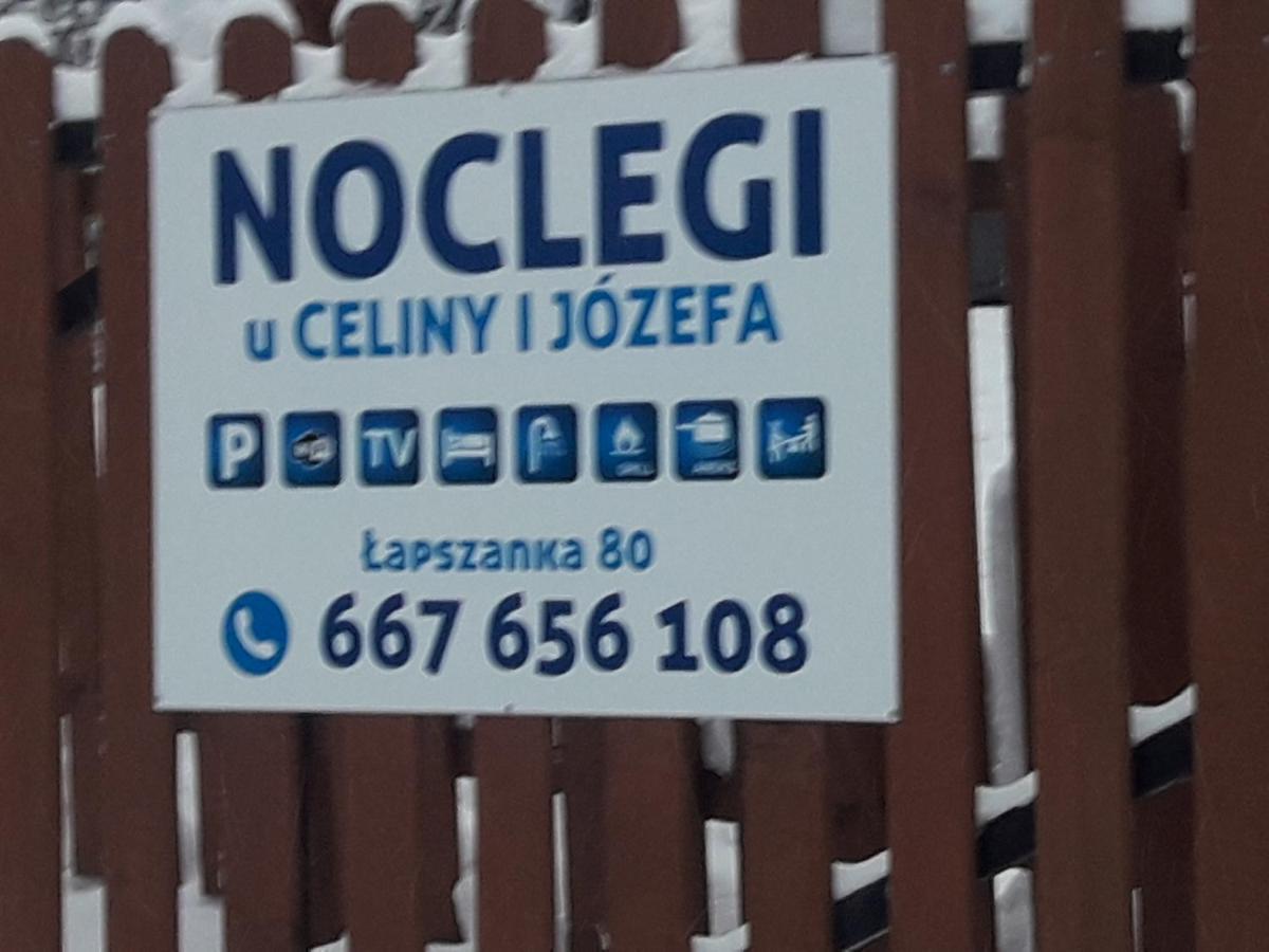 Noclegi U Celiny I Jozefa Lapszanka Kültér fotó